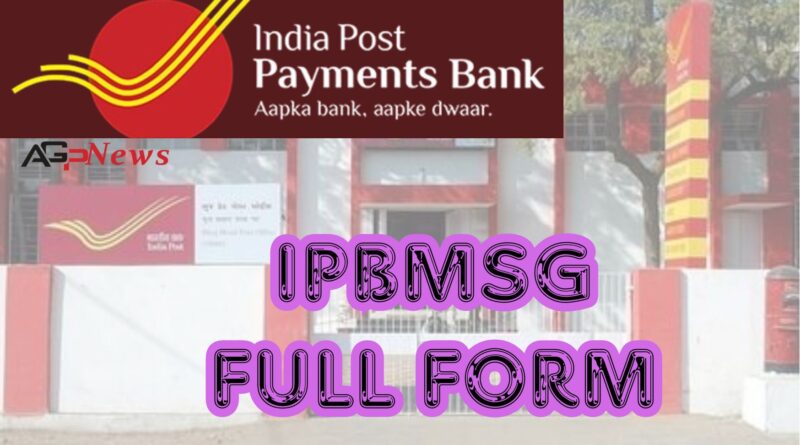 IPBMSG Full Form