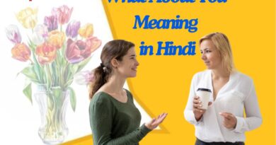 What About You Meaning in Hindi