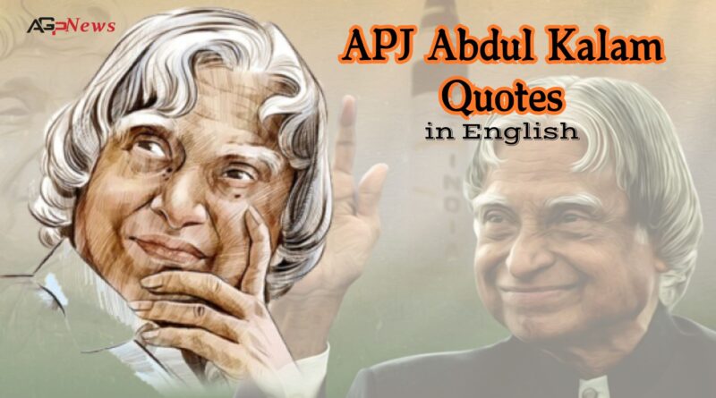 Abdul Kalam Quotes in English